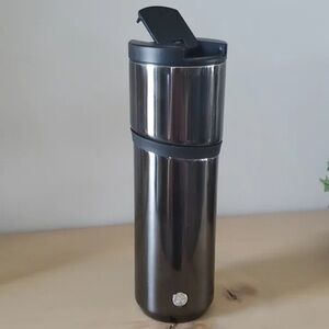 Starbucks gloss silver-black insulated 16oz